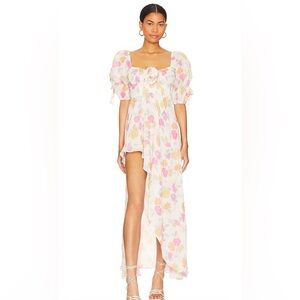 For Love & Lemons Petal Midi Dress